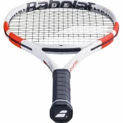 Babolat Tennisracket*Pure Strike 100 Gen4 tennisracket wit rood ZWART