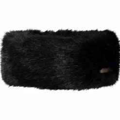 Barts Mutsen|Wintersport*Fur hoofdband dames black