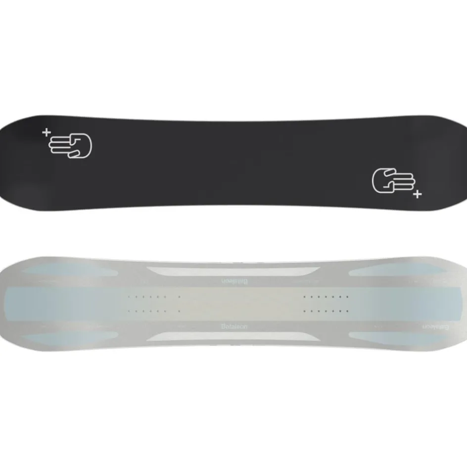 Bataleon Snowboards|Wintersport*Push Up+ 25 - 26 snowboard dames white black