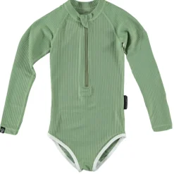 Beach & Bandits Badpakken* Basil Ribbed UPF50+ badpak junior