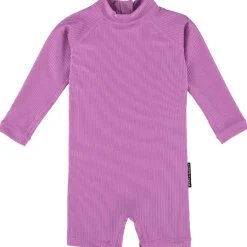Beach & Bandits Badpakken* Orchid Ribbed badpak baby purple