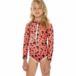 Beach & Bandits Badpakken* Red Electric UPF50+ badpak junior coral