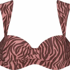 Beachlife Bikini*Zebra bandeau bikini top dames