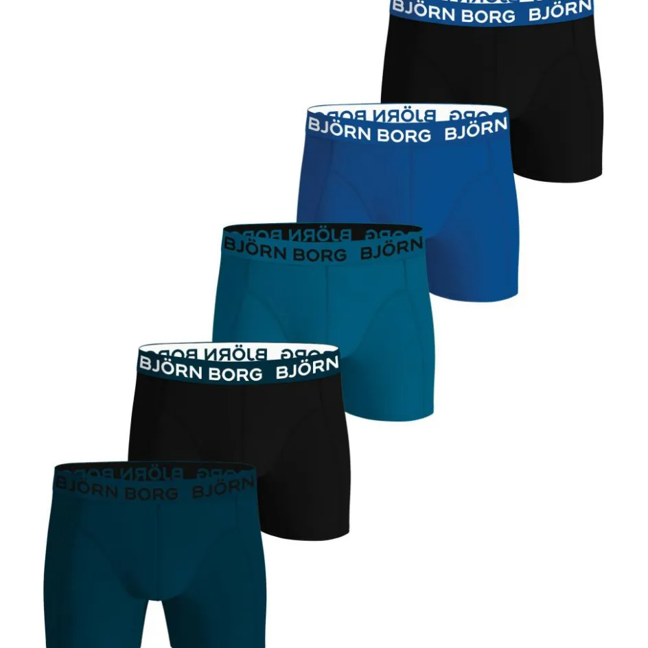 Björn Borg Sportondergoed* 10004155 Cotton Stretch onderbroek heren multicolour 5-pack