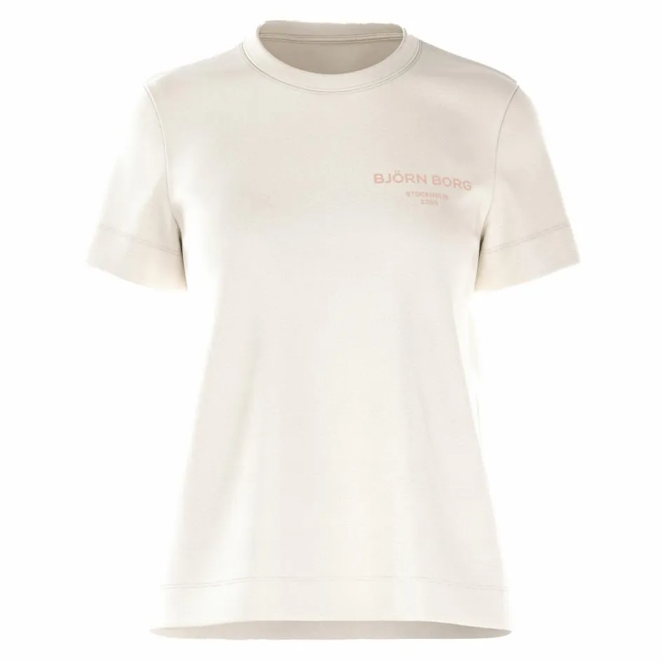 Björn Borg Truien & Vesten* Borg Essential 1 shirt dames egret