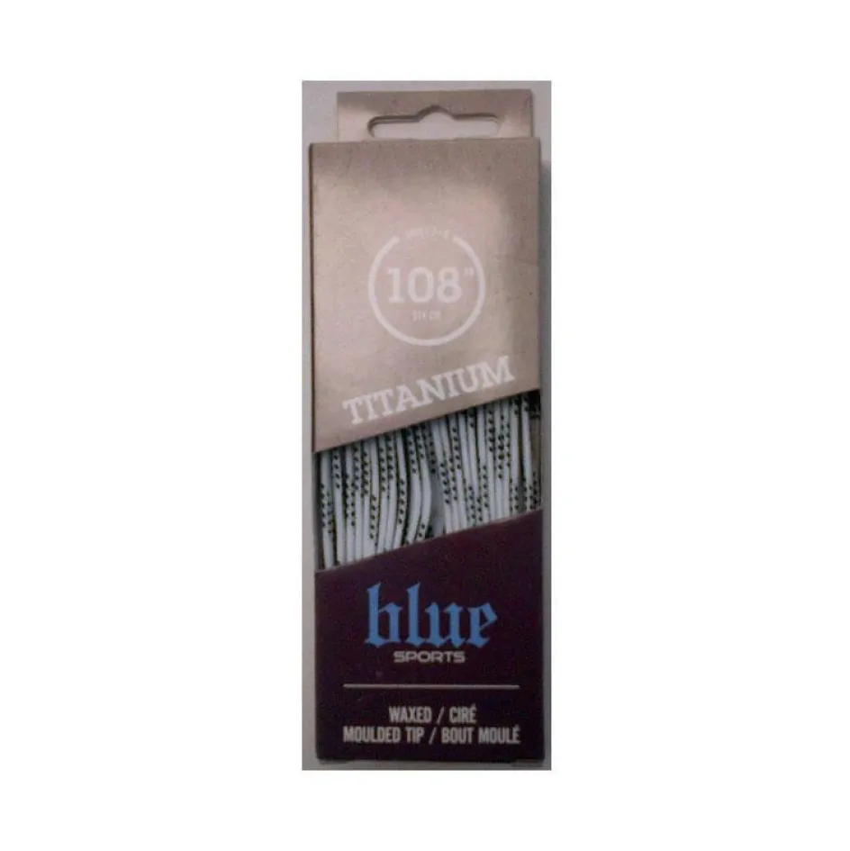 Blue Sports Schaats Accessoires|Wintersport* Titanium Wax veters white