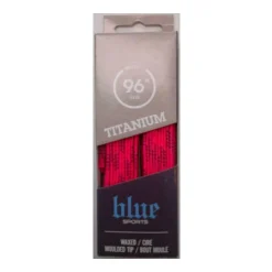 Blue Sports Schaats Accessoires|Wintersport* Titanium Wax veters neon pink