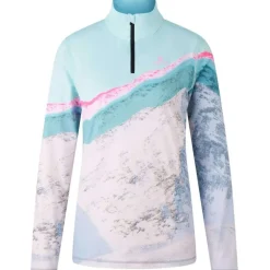 Bogner Fire+Ice Skipullies|Wintersport* Ilvy skipully dames snow blue white