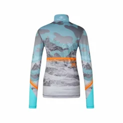 Bogner Fire+Ice Skipullies|Wintersport* Ilvy skipully dames light blue grey orange