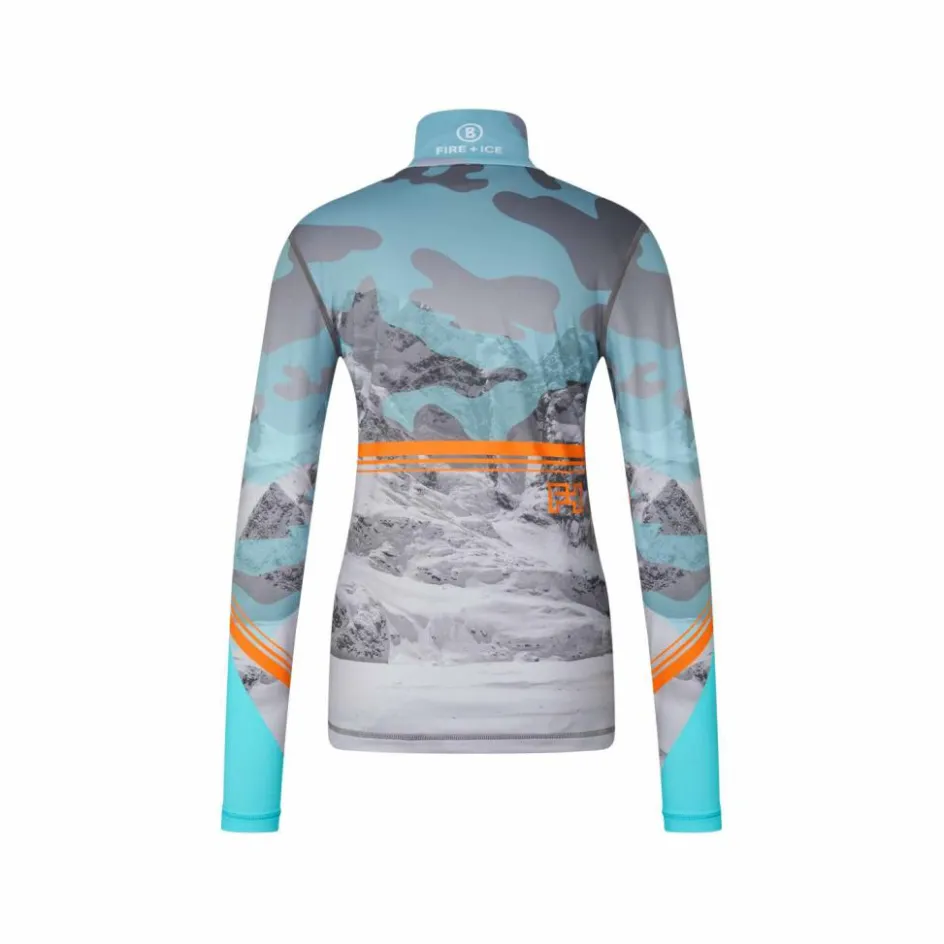Bogner Fire+Ice Skipullies|Wintersport* Ilvy skipully dames light blue grey orange
