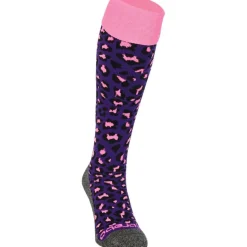 Brabo Hockeykleding*Cheetah hockeysokken purple