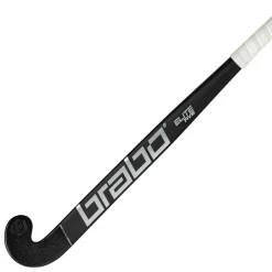 Brabo Hockeystick*Elite 5 Carbon WTB Extreme Low Bow hockeystick  black silver - 36,5 inch L