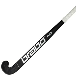 Brabo Hockeystick*Elite 5 Carbon WTB Low Bow hockeystick black silver
