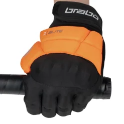 Brabo Hockey Bescherming*Elite Pro Player hockeyhandschoen orange grey