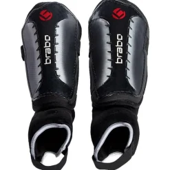 Brabo Hockey Bescherming*F4 Metallic scheenbeschermers junior zwart