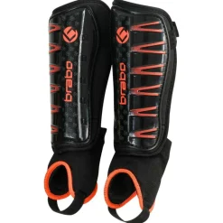 Brabo Hockey Bescherming*F4 scheenbeschermers black orange