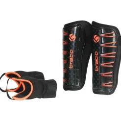 Brabo Hockey Bescherming*F4 scheenbeschermers black orange