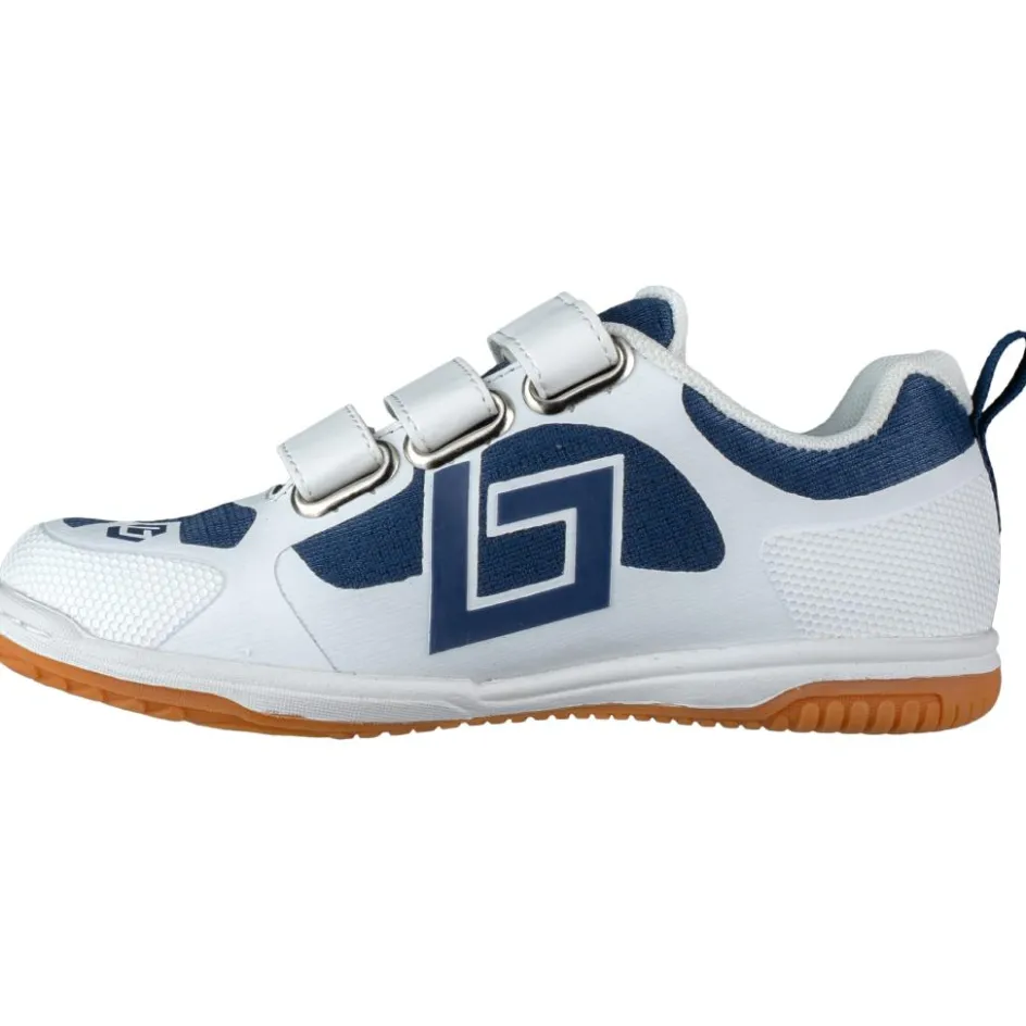 Brabo Hockeyschoenen*Indoor Velcro zaalhockeyschoenen junior force navy