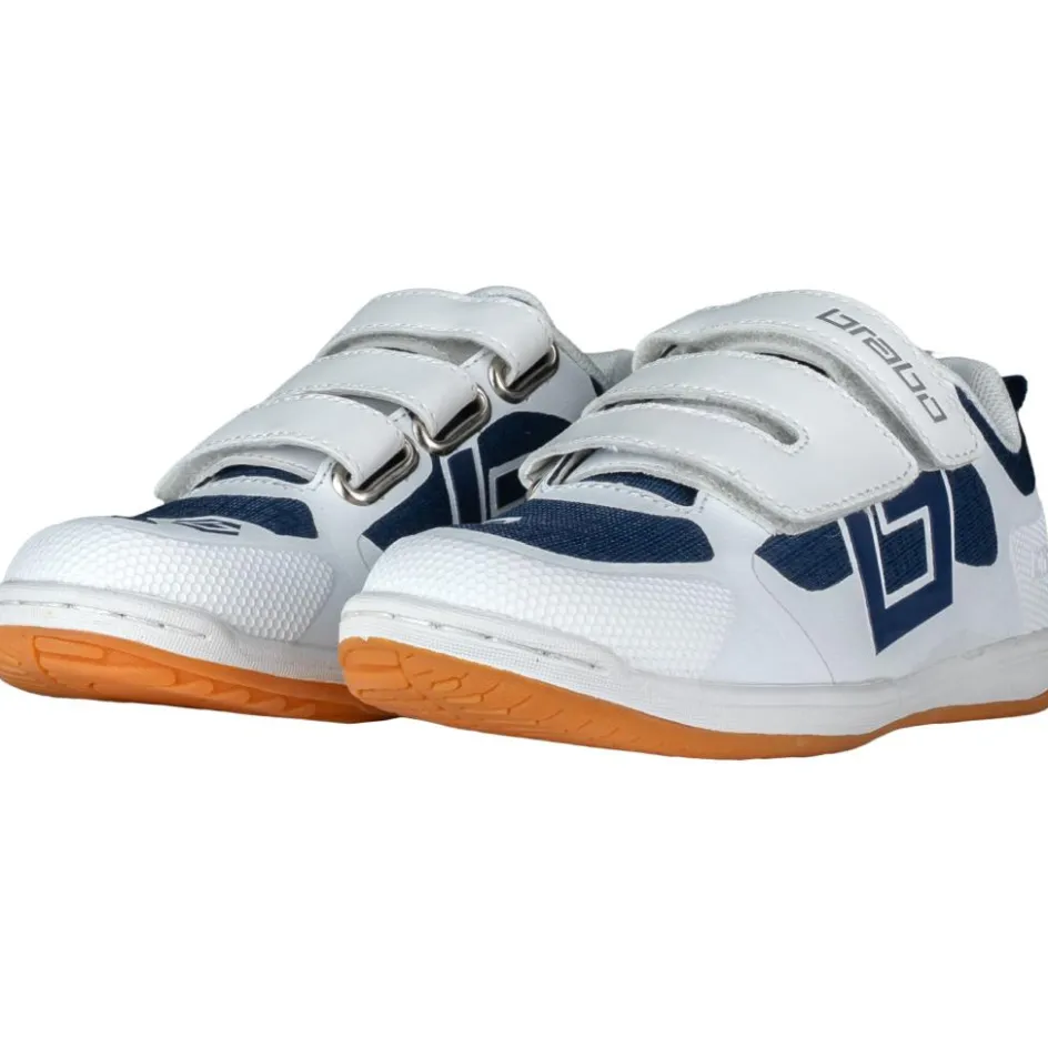 Brabo Hockeyschoenen*Indoor Velcro zaalhockeyschoenen junior force navy