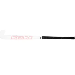 Brabo Hockeystick*IT TC-30 Classic Curve zaalhockeystick junior white pink