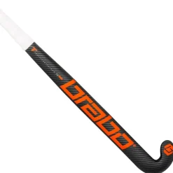 Brabo Hockeystick*IT Traditional 70 Low Bow zaalhockeystick black orange