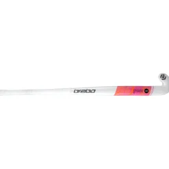 Brabo Hockeystick*Pure 40 Pro Bow hockeystick white pink - 36,5 inch