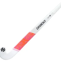 Brabo Hockeystick*Pure 40 Pro Bow hockeystick white pink - 36,5 inch