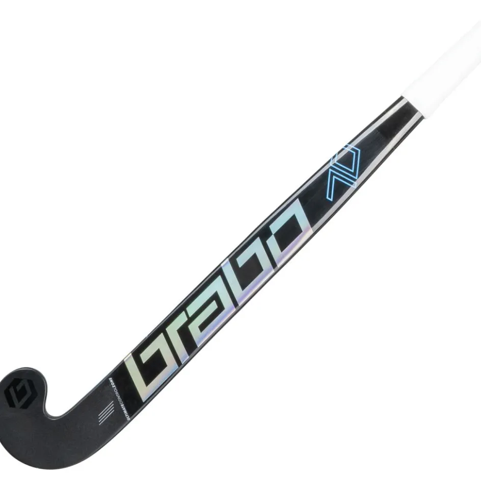 Brabo Hockeystick*Traditional Carbon 70 Low Bow hockeystick black blue