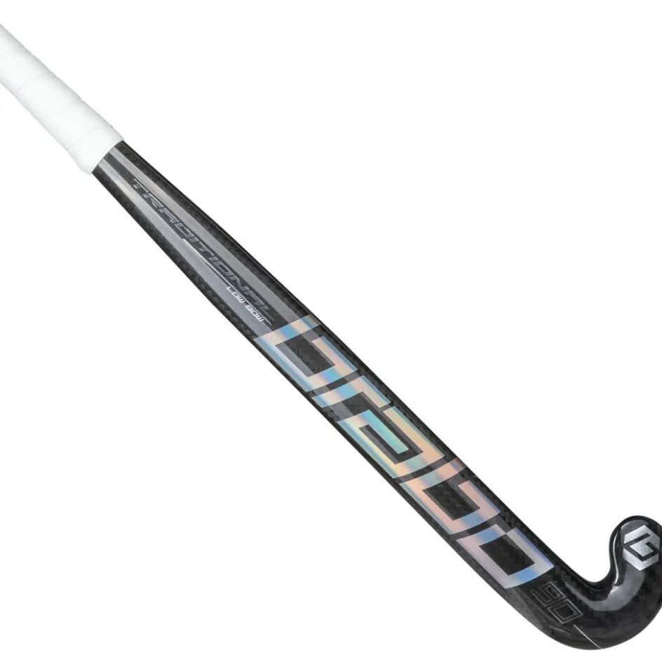 Brabo Hockeystick*Traditional Carbon 90 Low Bow hockeystick black silver