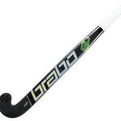 Brabo Hockeystick*Traditional Carbon 60 Low Bow hockeystick black neongreen