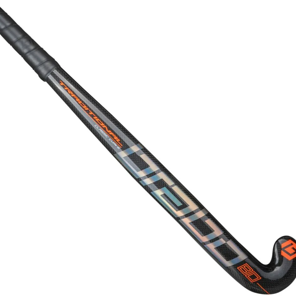 Brabo Hockeystick*Traditional Carbon 80 Classic Curve hockeystick black orange