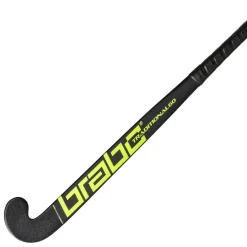 Brabo Hockeystick*Traditional Carbon 60 Classic Curve hockeystick black neon green