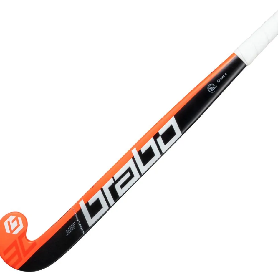 Brabo Hockeystick*Tribute 30 Pro Bow hockeystick black orange - 36,5 inch