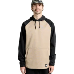 Burton Ski Truien|Wintersport*Crown hoodie heren summit taupe true black