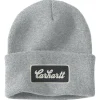 Carhartt Mutsen|Wintersport*Cuffed Script Patch muts heather grey