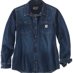 Carhartt Shirts, Polo's & Blouses*Denim blouse dames zion