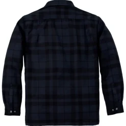Carhartt Shirts, Polo's & Blouses*Flannel Sherpa Lined overhemd heren navy