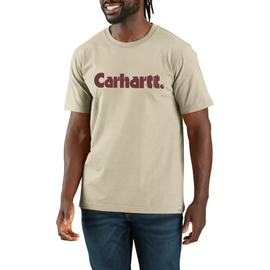 Carhartt Shirts, Polo's & Blouses*Logo Graphic shirt heren oat milk