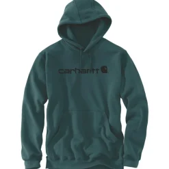 Carhartt Truien & Vesten*Marquette Logo hoodie heren greenstone