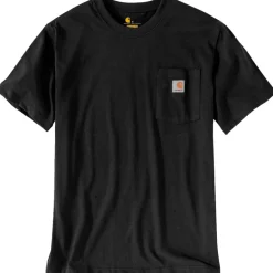 Carhartt Shirts, Polo's & Blouses*Relaxed Fit Heavyweight K87 Pocket shirt heren black