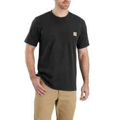 Carhartt Shirts, Polo's & Blouses*Relaxed Fit Heavyweight K87 Pocket shirt heren black