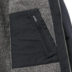 Carhartt Jassen*Relaxed Fit Washed Duck Shepa Lined winterjas heren black