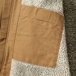 Carhartt Jassen*Relaxed Fit Washed Duck Sherpa Lined winterjas heren brown