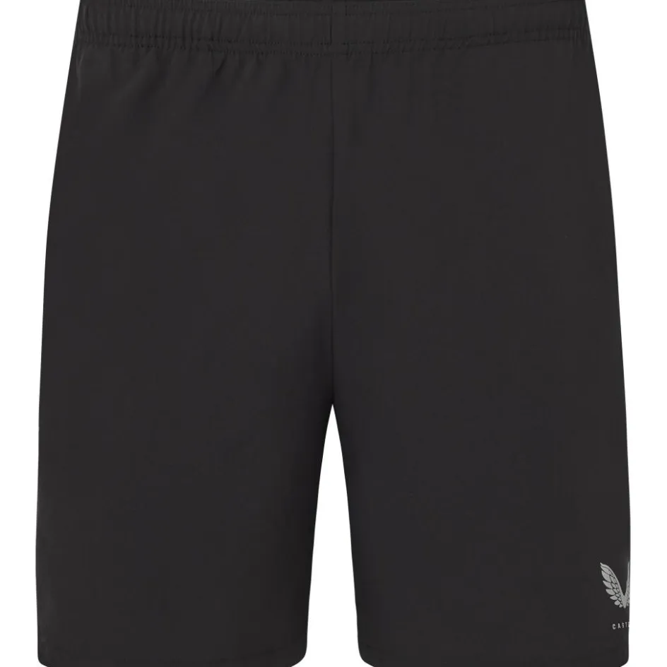 Castore Sportbroek*6 inch short heren black silver reflective