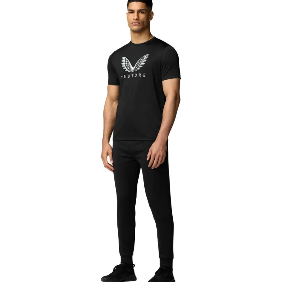 Castore Sportshirt*Adapt Short Graphic shirt heren black white