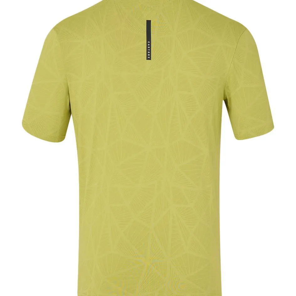 Castore Sportshirt*Engineered Knit shirt heren mustard black