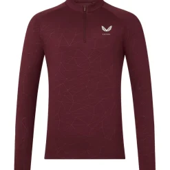 Castore Sportshirt*shirt heren plum mint