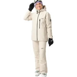 ColourWear Ski Jassen|Wintersport*Cookie winterjas dames off white