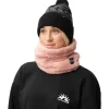 ColourWear Sjaals|Wintersport*Fluffy Tube col dark rose