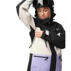 ColourWear Ski Jassen|Wintersport*Transfer winterjas dames black